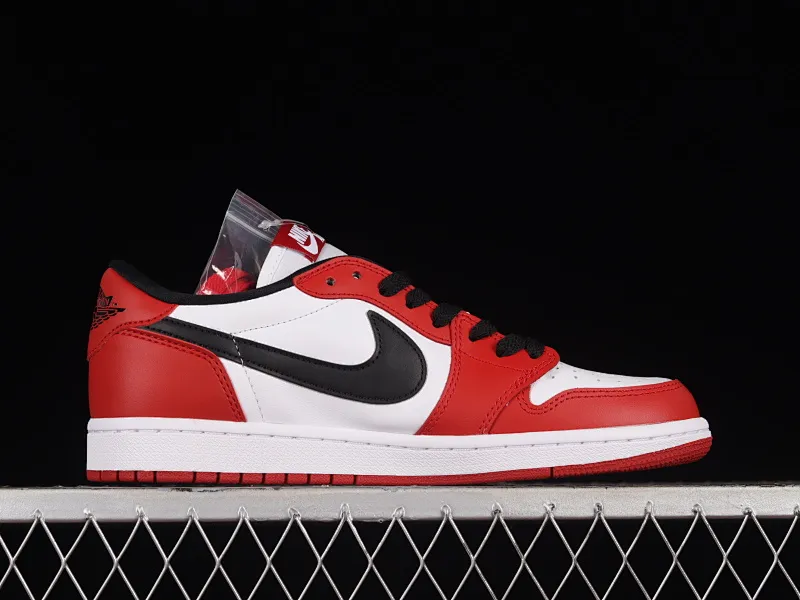 All categories Air Jordan Jordan series basketball shoes Air Jordan 1 Low pure original version Air Jordan 1 Low OG "Chicago" AJ1 Joe 1 Chicago full head layer low-top basketball shoes 705329-600